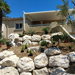 Enrochement Paysagiste Romans-sur-Isère Drôme des collines 26